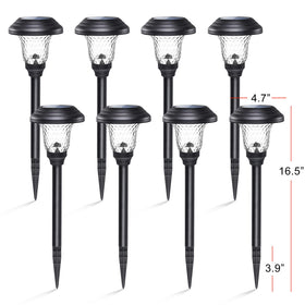 GIGALUMI solar garden lights outdoor warm white provide safe borders
