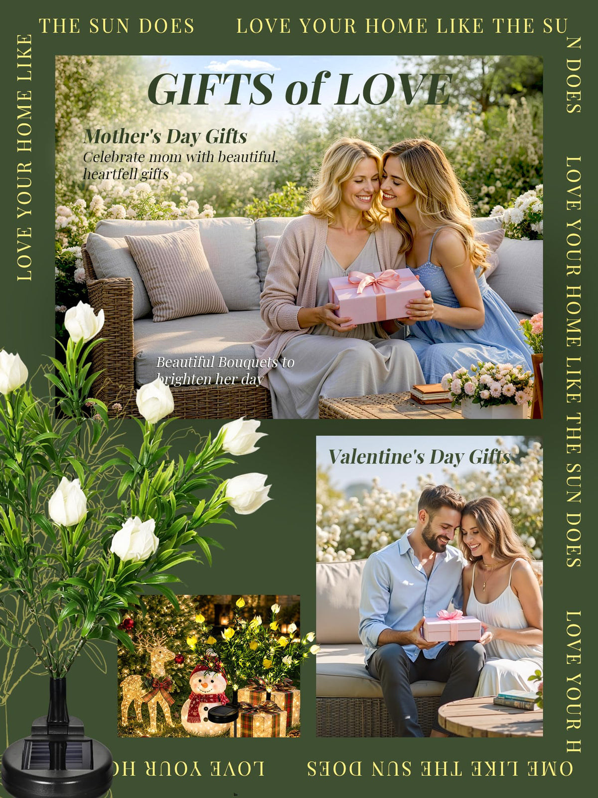 GIGALUMI yard decoration doubles as daytime focal point and night glow.