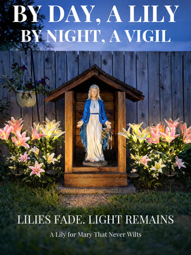 GIGALUMI lily light emits a gentle night glow for patios