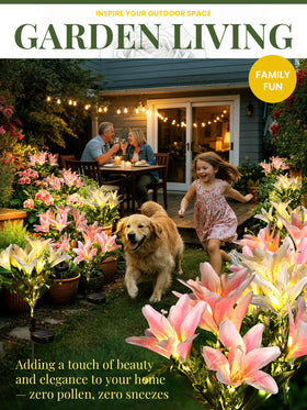 GIGALUMI lily lights serve as a serene tribute lighting