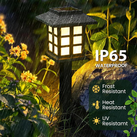 GIGALUMI solar patio light enhances landscape with subtle energy-efficient illumination