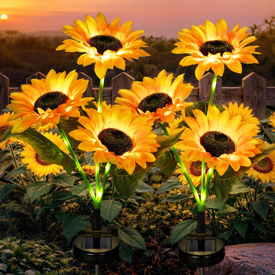 GIGALUMI solar sunflowers fabric bloom close-up for lasting garden color