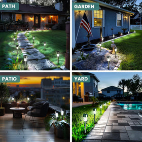 Gigalumi yard light illuminates yard edges with reliable, eco-friendly nighttime visibility.