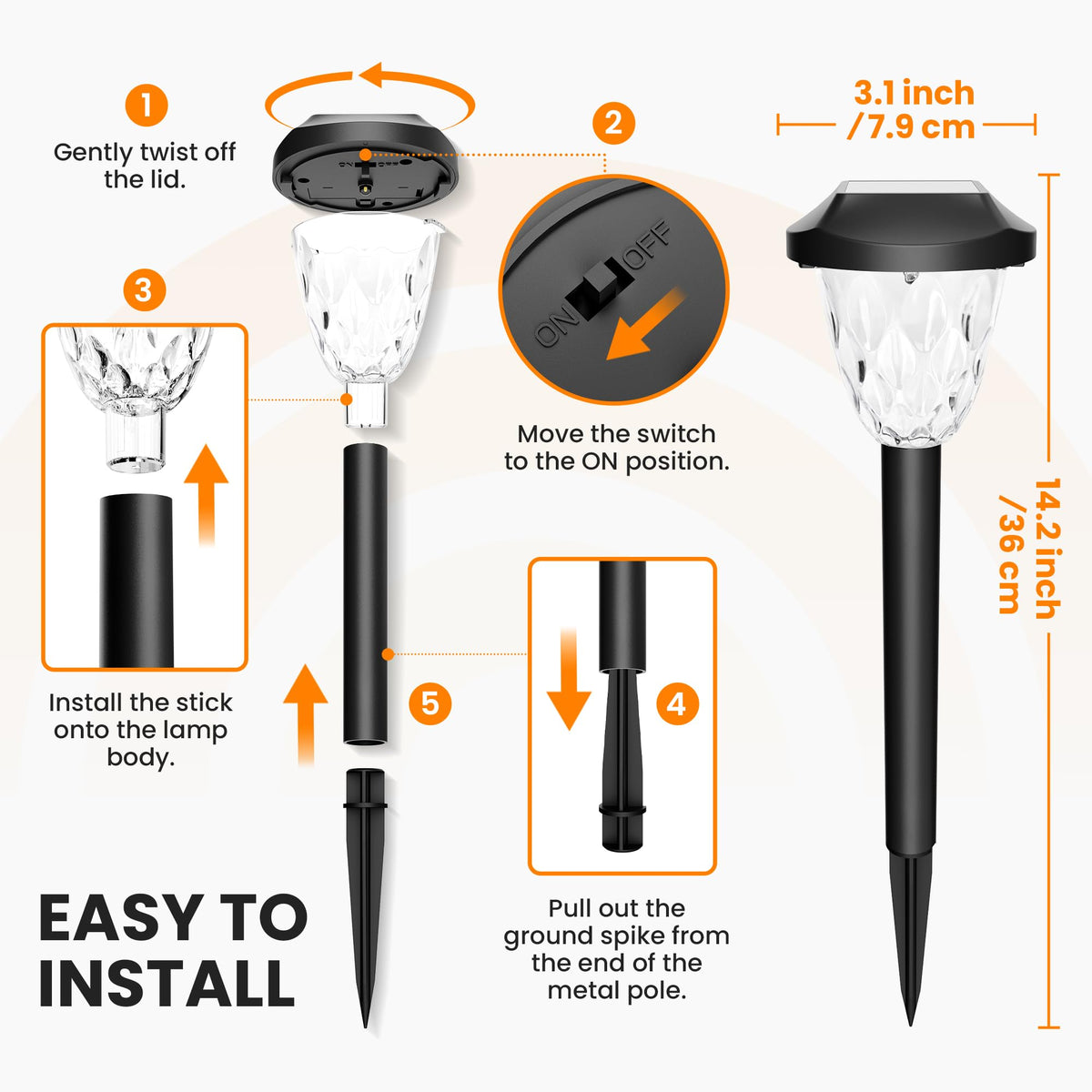 GIGALUMI warm LED garden illumination for cozy outdoor spaces