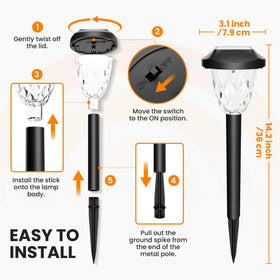 GIGALUMI warm LED garden illumination for cozy outdoor spaces