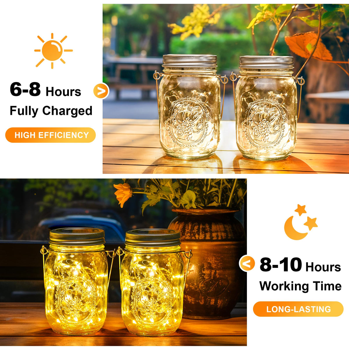 GIGALUMI weatherproof solar lights endure sun and rain for reliable outdoor decor