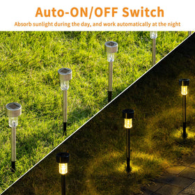GIGALUMI easy-installation outdoor light shown without wires