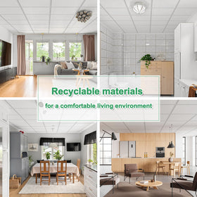 Gigrwiin waterproof ceiling panel suitable for moist environments.