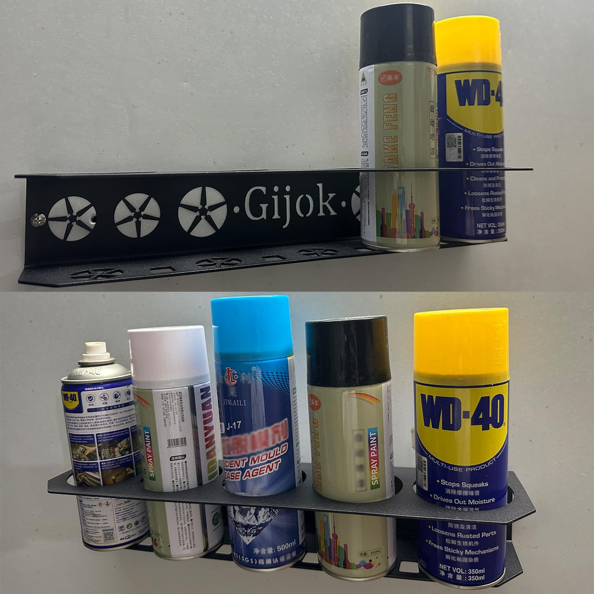 Gijok mounting screws and hardware included for fast, secure installation