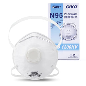 GIKO N95 respirator mask front view with cup shape for comfortable daily wear.