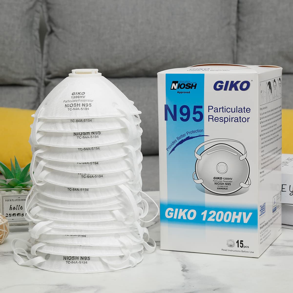 GIKO N95 skin-friendly materials for long-lasting comfort.