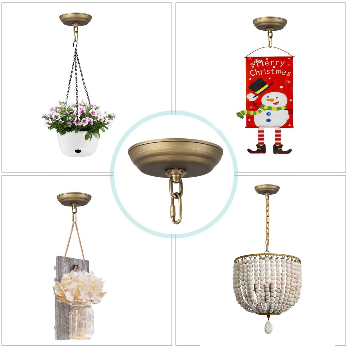 Giluta mounting hardware included simplifies overhead installations