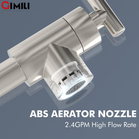 GIMILI 24-inch reach extends across burners for easy filling.