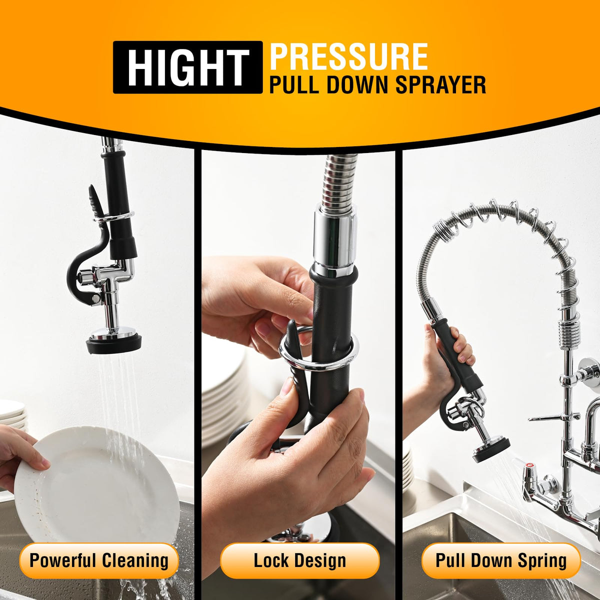 GIMILI brass body construction ensures durable, long-lasting performance.