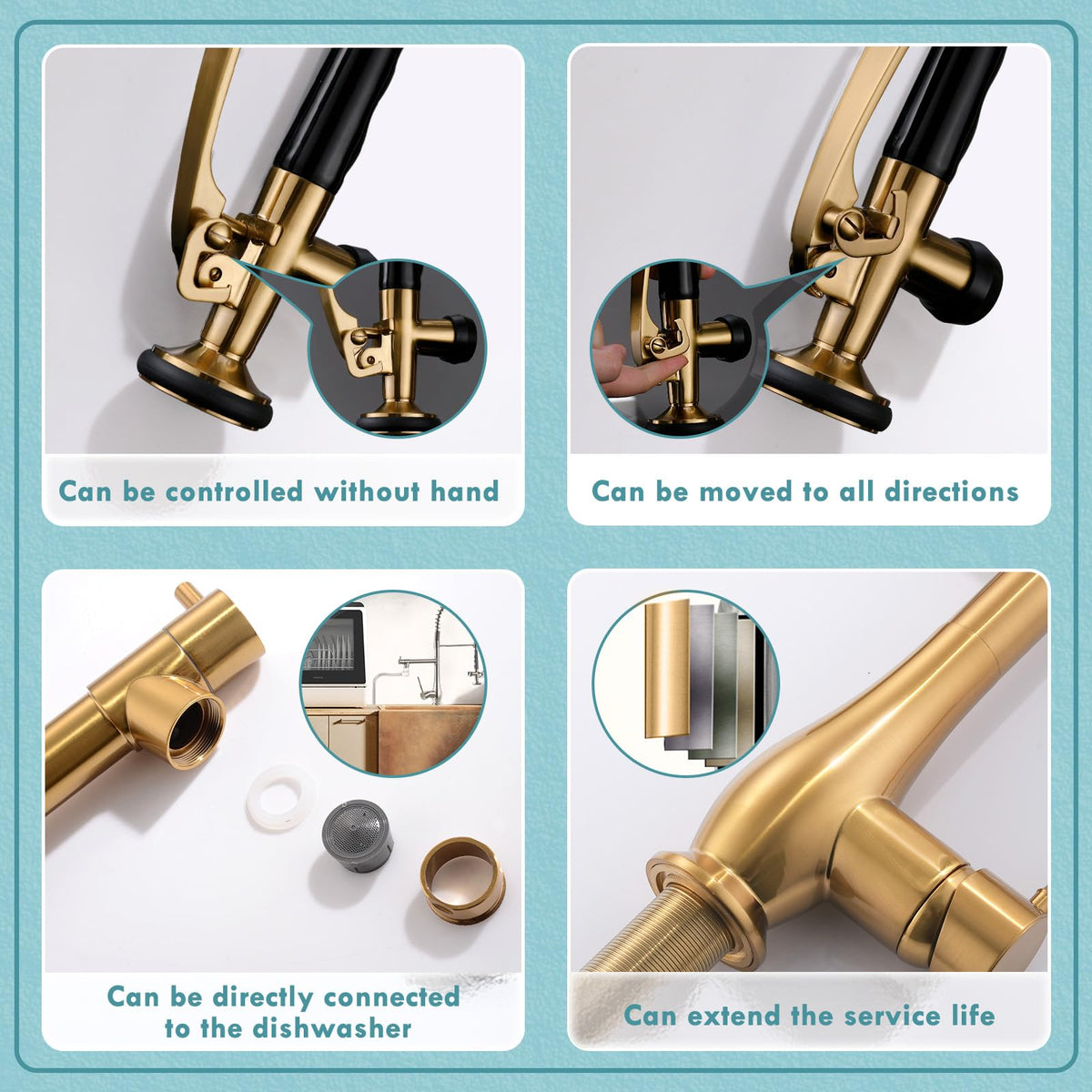 GIMILI ceramic valve faucet ensuring smooth, long-lasting operation