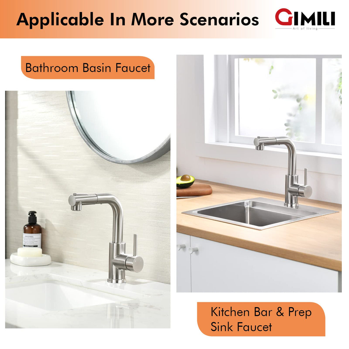 GIMILI hot and cold setup supports convenient temperature control during prep.