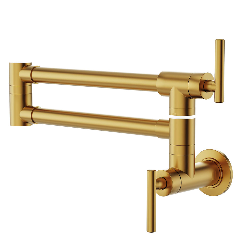 GIMILI pot filler wall mount design extends reach for convenient stove-top filling