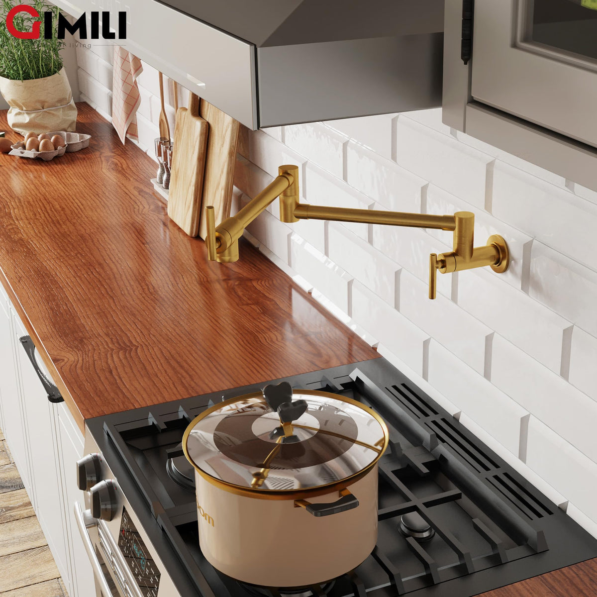 GIMILI SUS 304 stainless steel finish resists scratches and corrosion