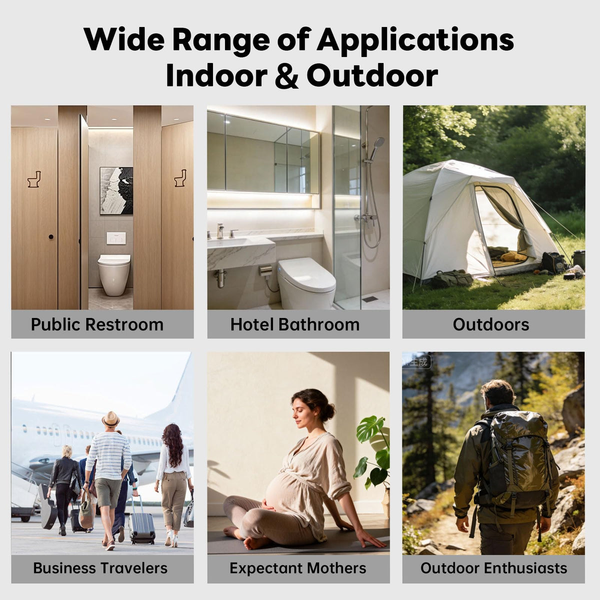 Gimubaba bidet 350ml bottle shown, ideal for travel and longer trips.