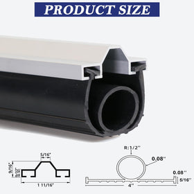 Ginchain U+O seal design blocks dust and debris near the door threshold.