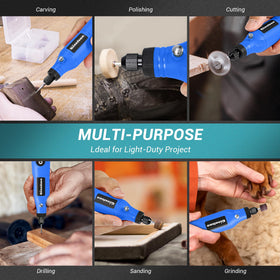 GINELSON 70-accessories set covers grinding, sanding, and polishing needs.
