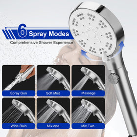 Ginoojy 3-way brass diverter with multiple outlets for flexible control.