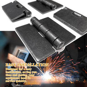 Ginxfit hinges feature large bearing surface for smooth operation.