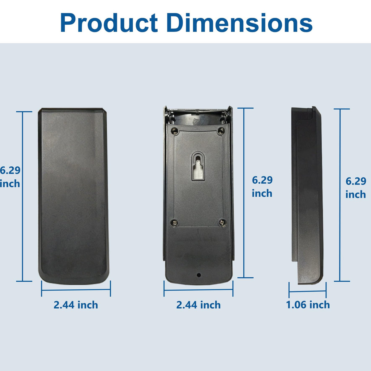 GIOATY keypad supports up to three openers for centralized control