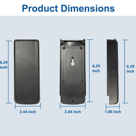 GIOATY keypad supports up to three openers for centralized control
