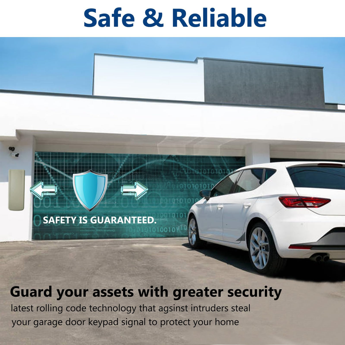 GIOATY one-touch close enables quick door operation