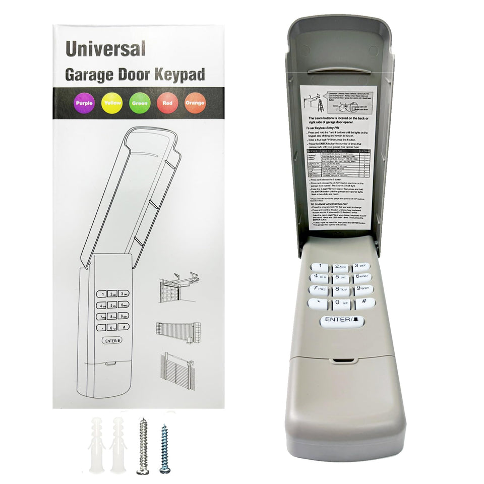 GIOATY universal garage keypad compatible with LiftMaster for easy entry