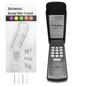 GIOATY universal keypad front view for seamless keyless entry across multiple openers