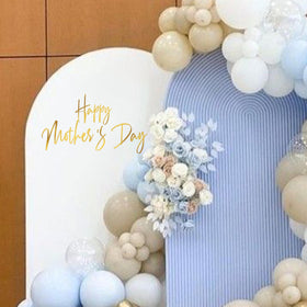 GIOGUK balloon arch backdrop creates a festive atmosphere for celebrations.