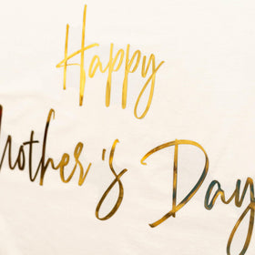 GIOGUK gold foil decal signage creates a high-impact accent.