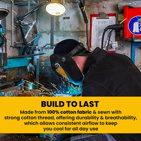 Giorgino cap suitable for welders, electricians, and construction professionals.