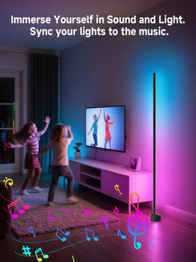 GIPOYENT music-sync ambience mode syncing colors with music for immersion.