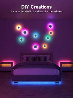 GIPOYENT constellation pattern kit enhances bedrooms, gaming rooms, and living spaces