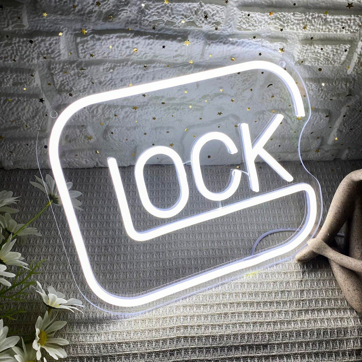 Gippro Lock neon LED tube close-up shows durable, flexible construction.