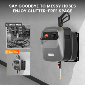 Locking mechanism stabilizes the wand during cleaning