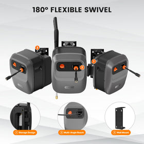Five nozzles included for versatile cleaning options and surfaces