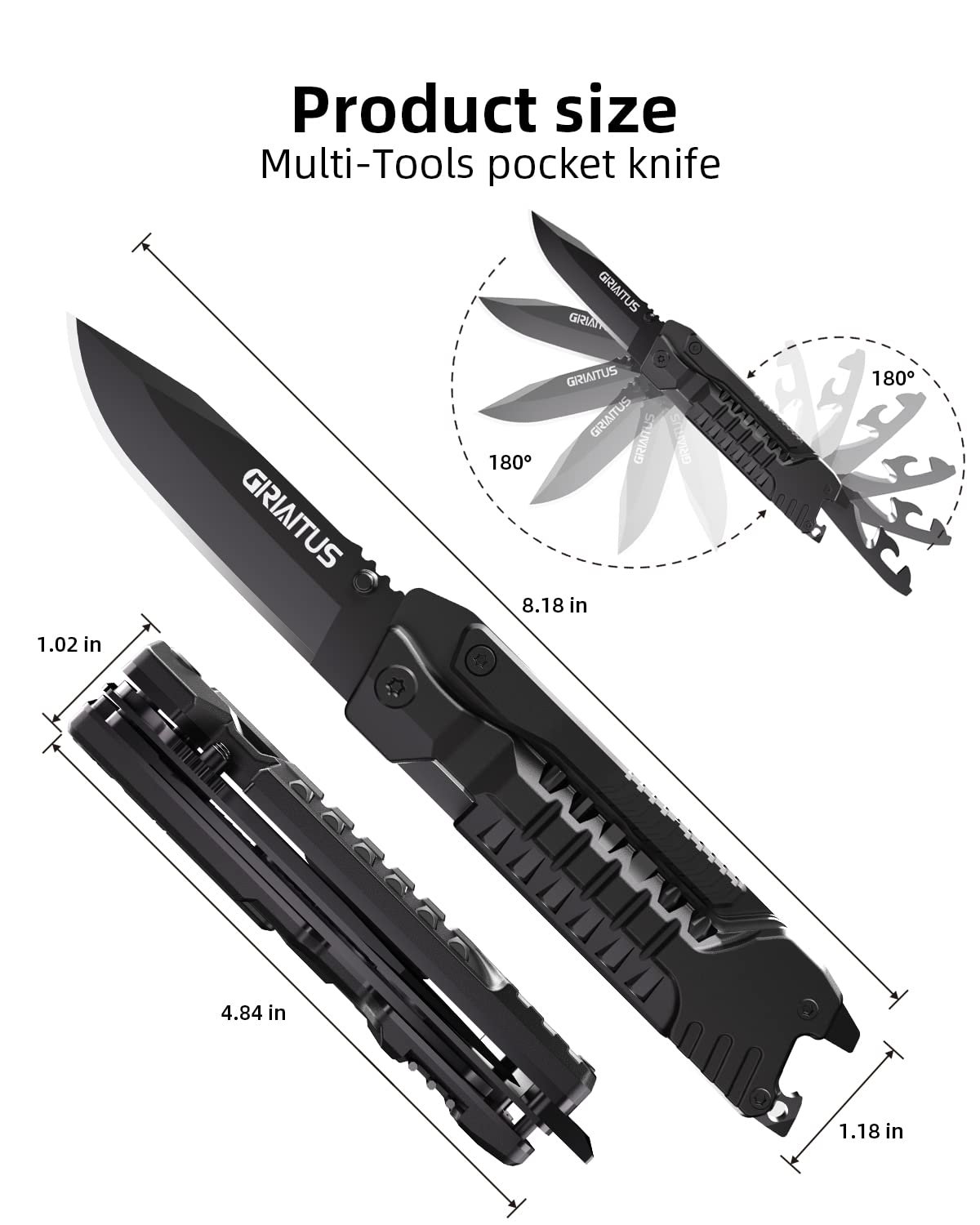 GIRIAITUS built-in fire starter for reliable camp ignition