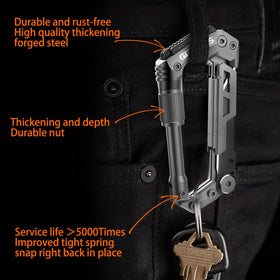 GIRIAITUS can opener in action for outdoor bottle access.