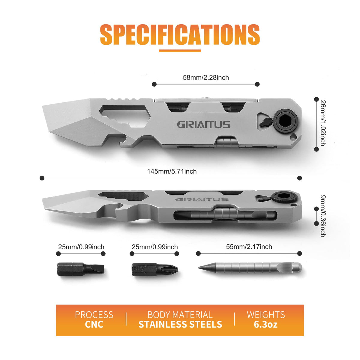 GIRIAITUS pry bar with bottle opener for outdoor refreshment