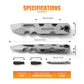 GIRIAITUS pry bar with bottle opener for outdoor refreshment