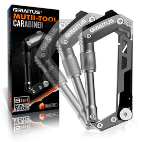 GIRIAITUS grey multitool built for rugged outdoor durability.