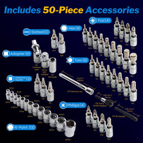 GIREORAN 72-tooth ratchet head for tight spaces