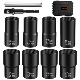 GIREORAN wheel lock removal kit 14mm size removes damaged bolts safely