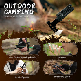 GIRIAITUS 16in1 multitool bottle-opener: quick access during camping meals.