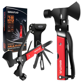 GIRIAITUS 18-in-1 multitool with axe boosts camping task readiness