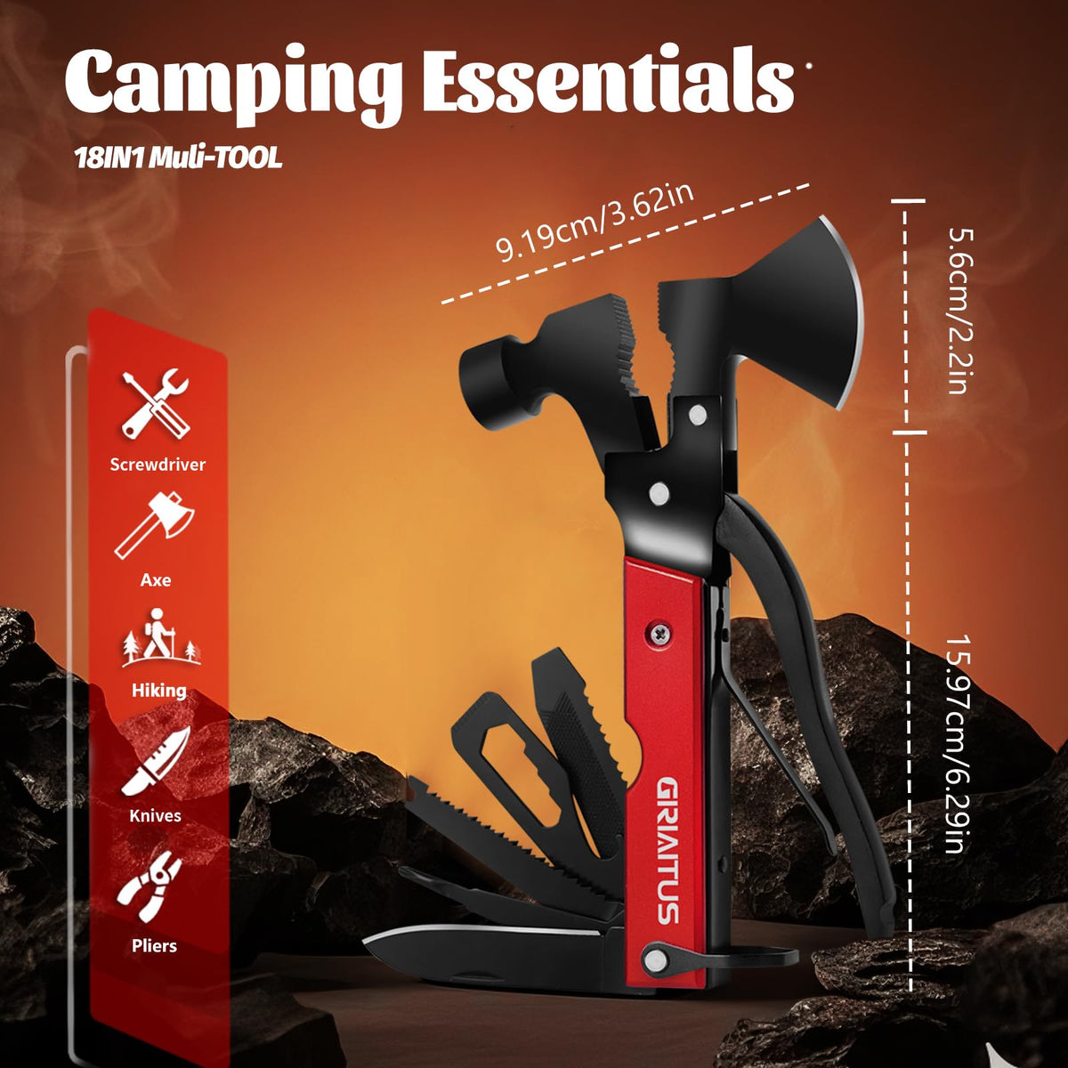 GIRIAITUS multitool hammer enables quick on-site repairs during adventures